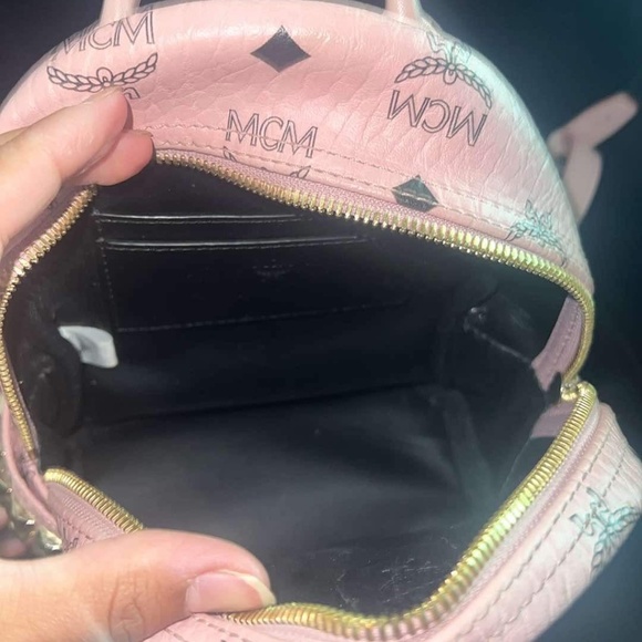 Authentic MCM x studded mini backpack - Picture 4 of 4